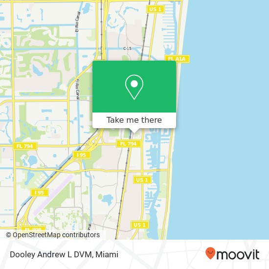 Dooley Andrew L DVM map