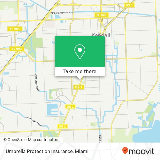 Mapa de Umbrella Protection Insurance