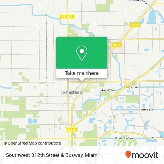 Southwest 312th Street & Busway map