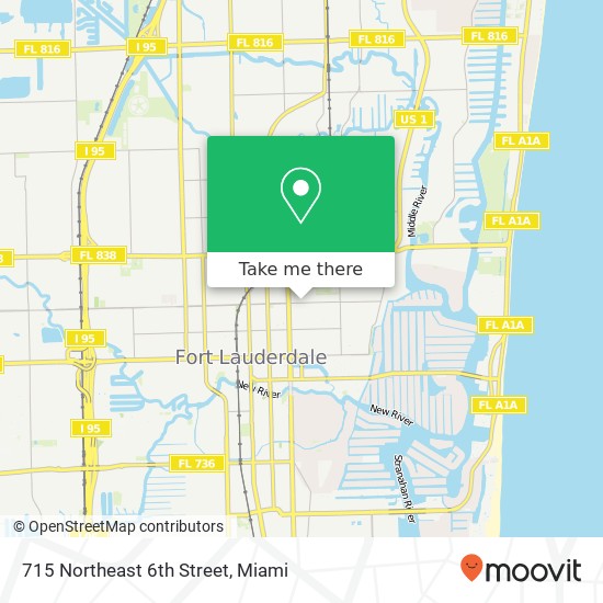 Mapa de 715 Northeast 6th Street