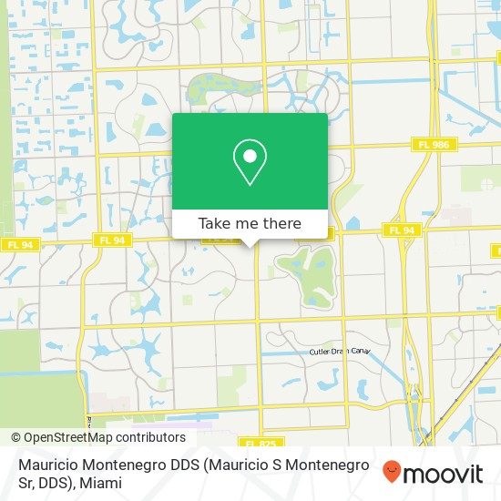 Mauricio Montenegro DDS (Mauricio S Montenegro Sr, DDS) map