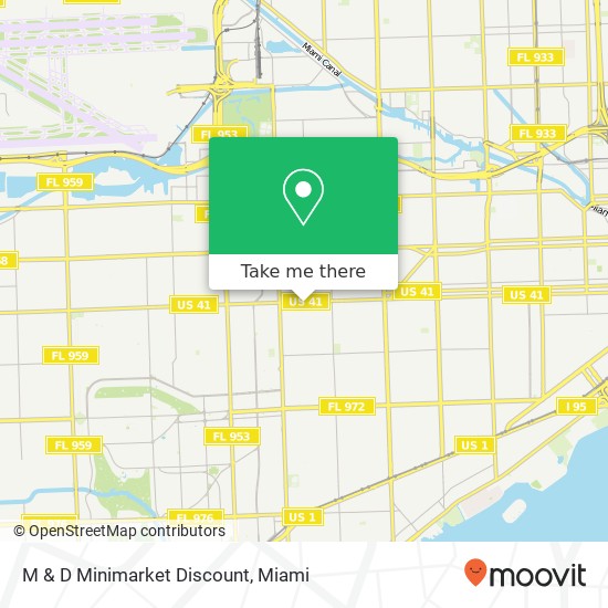 M & D Minimarket Discount map