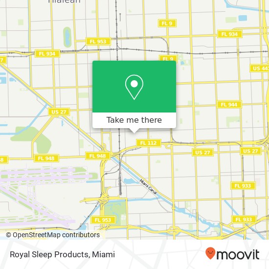 Mapa de Royal Sleep Products