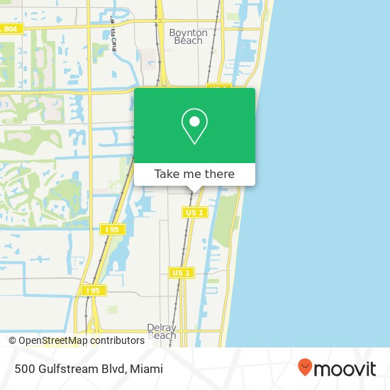 500 Gulfstream Blvd map