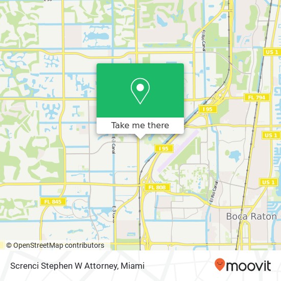 Mapa de Screnci Stephen W Attorney