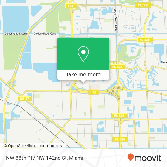 NW 88th Pl / NW 142nd St map