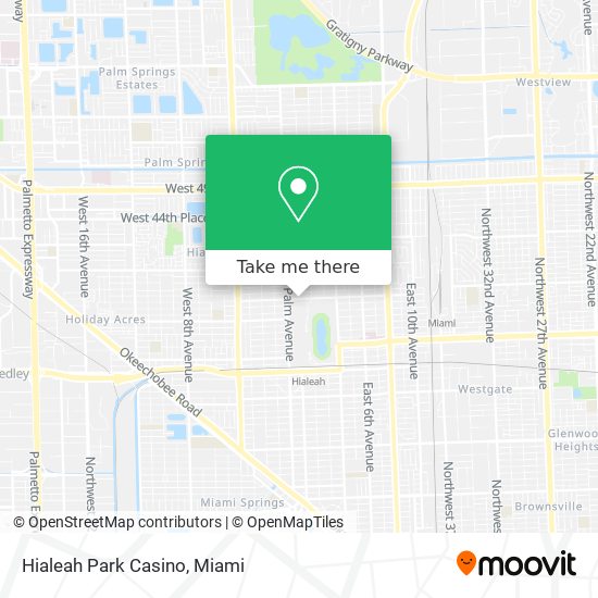 Mapa de Hialeah Park Casino