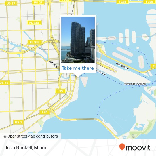 Icon Brickell map