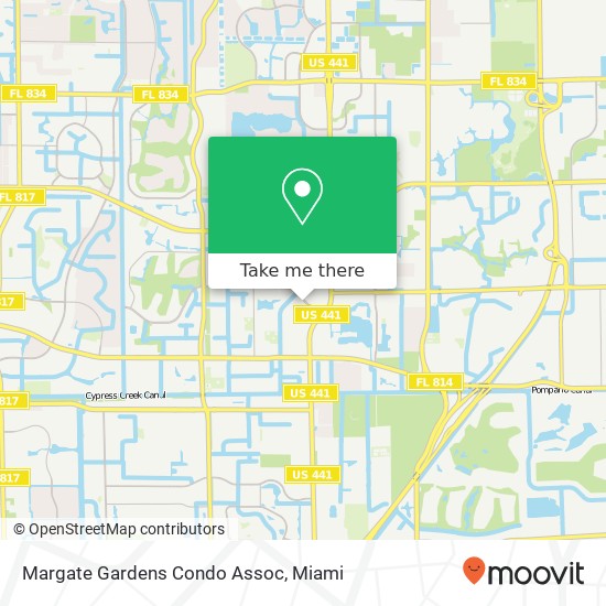 Mapa de Margate Gardens Condo Assoc