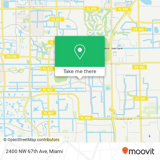 2400 NW 67th Ave map