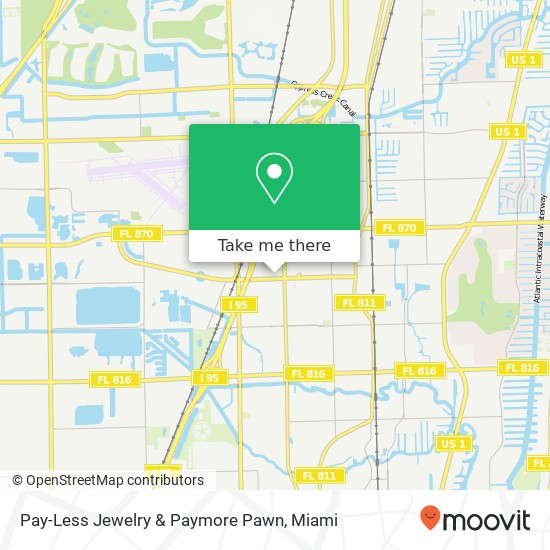 Pay-Less Jewelry & Paymore Pawn map