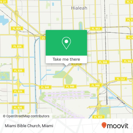 Mapa de Miami Bible Church