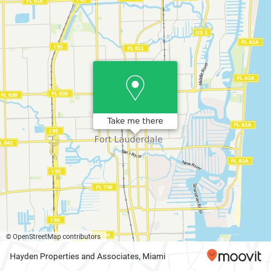 Hayden Properties and Associates map