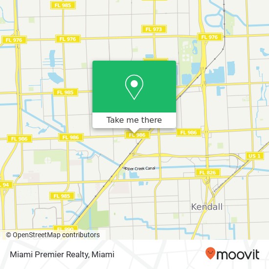 Miami Premier Realty map