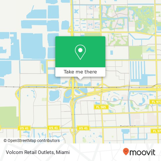 Volcom Retail Outlets map