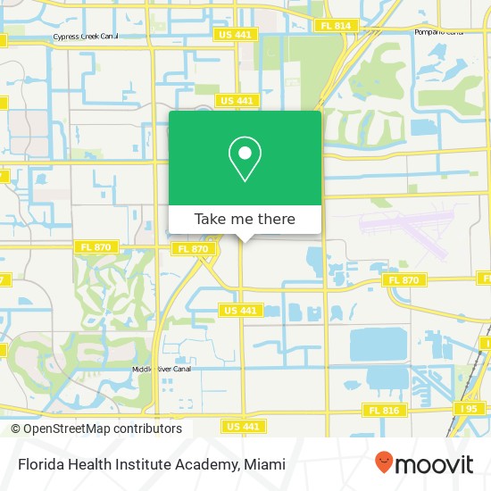 Florida Health Institute Academy map