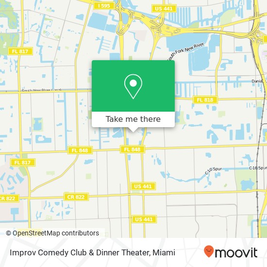 Improv Comedy Club & Dinner Theater map