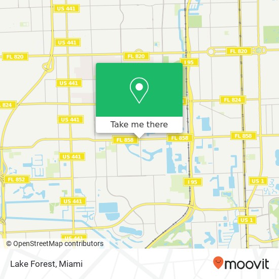 Lake Forest map