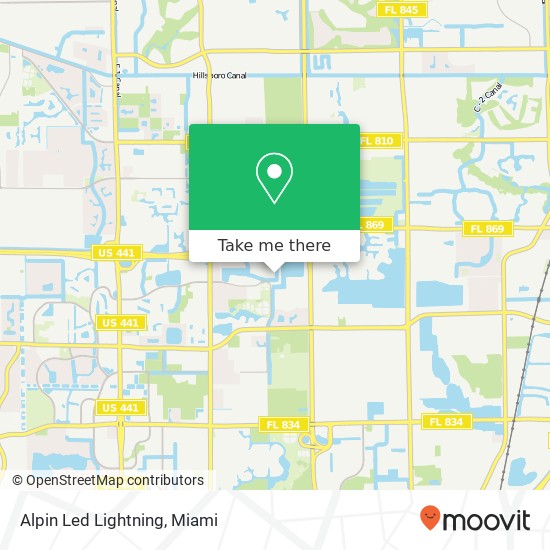 Mapa de Alpin Led Lightning