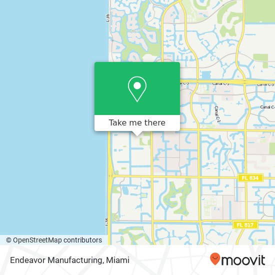 Endeavor Manufacturing map