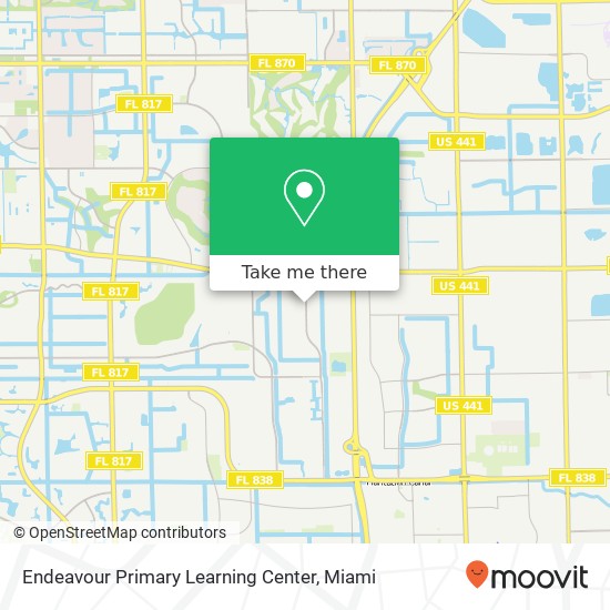 Mapa de Endeavour Primary Learning Center