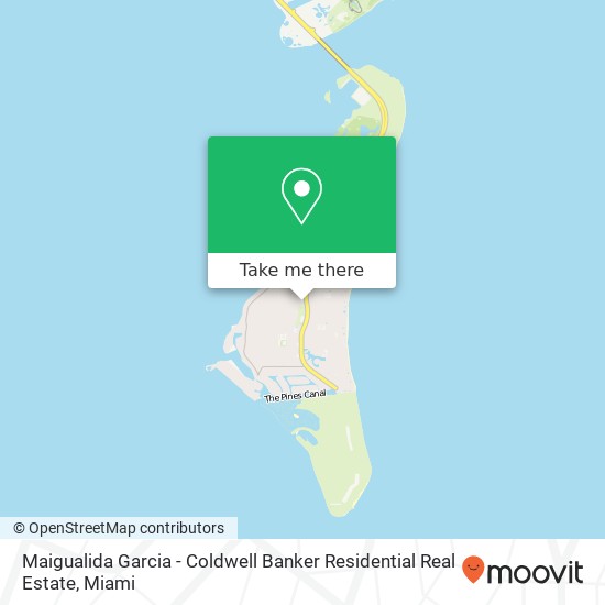 Mapa de Maigualida Garcia - Coldwell Banker Residential Real Estate