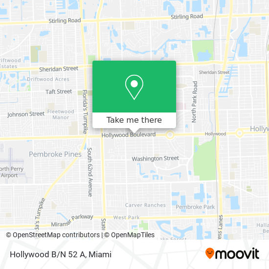 Hollywood B/N 52 A map