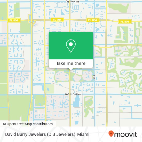 Mapa de David Barry Jewelers (D B Jewelers)