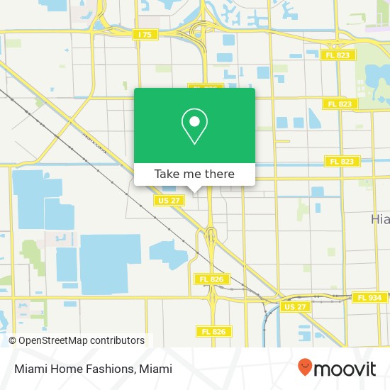 Mapa de Miami Home Fashions