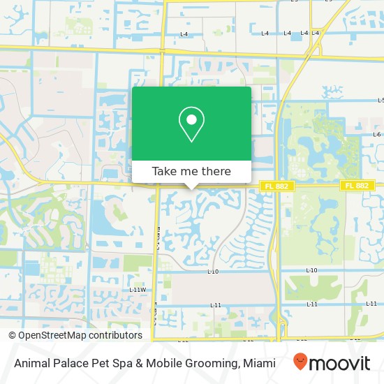 Mapa de Animal Palace Pet Spa & Mobile Grooming