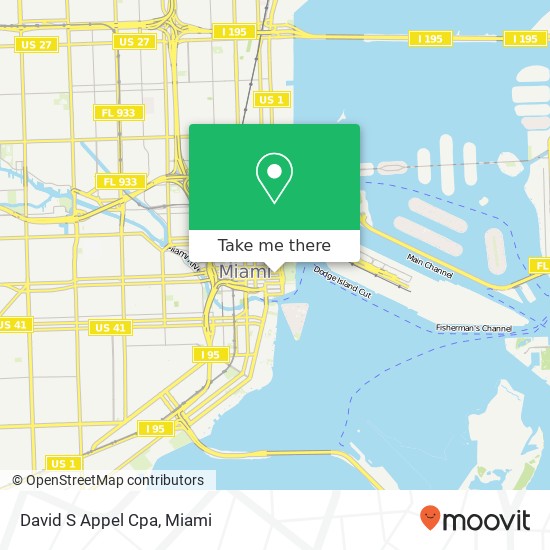 David S Appel Cpa map