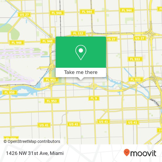 1426 NW 31st Ave map