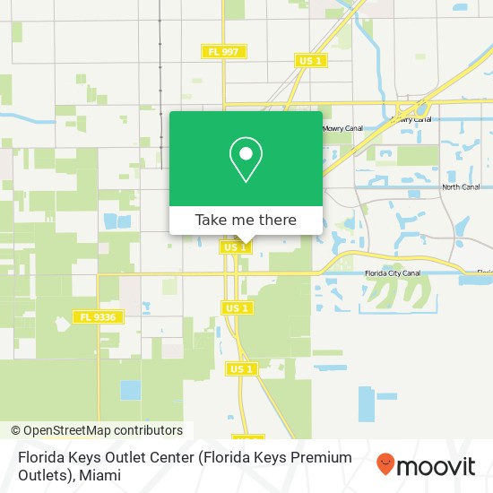 Mapa de Florida Keys Outlet Center (Florida Keys Premium Outlets)