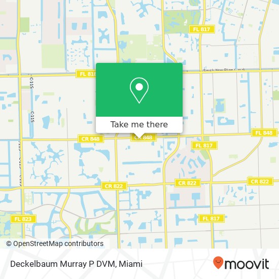 Deckelbaum Murray P DVM map