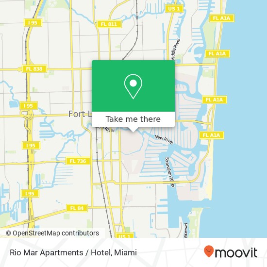 Rio Mar Apartments / Hotel map