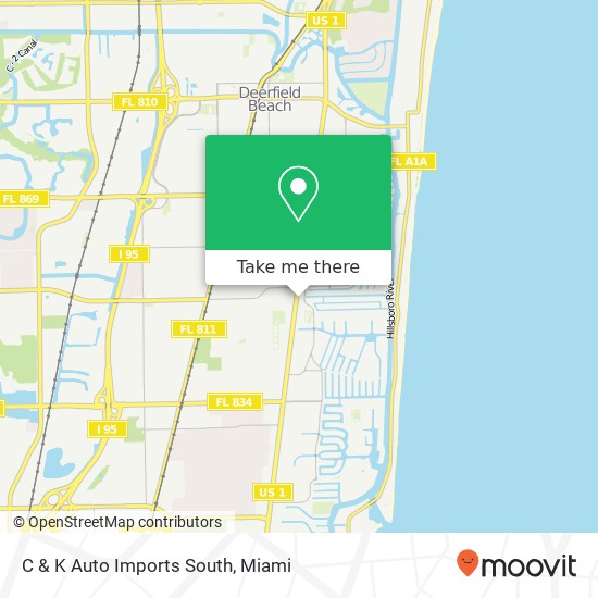 Mapa de C & K Auto Imports South