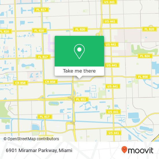 6901 Miramar Parkway map