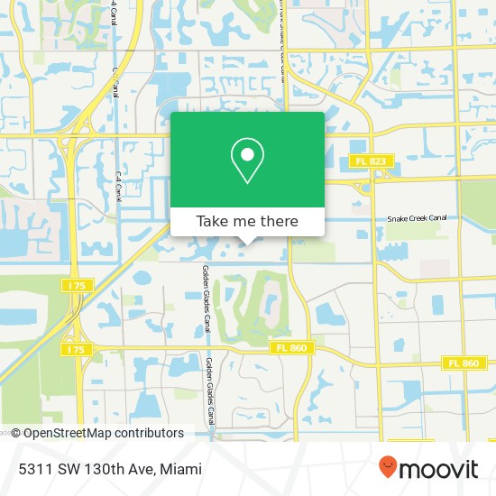 5311 SW 130th Ave map