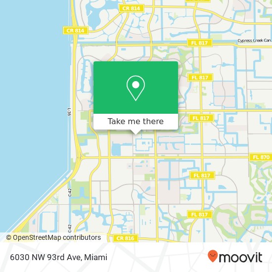6030 NW 93rd Ave map