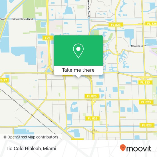 Tio Colo Hialeah map