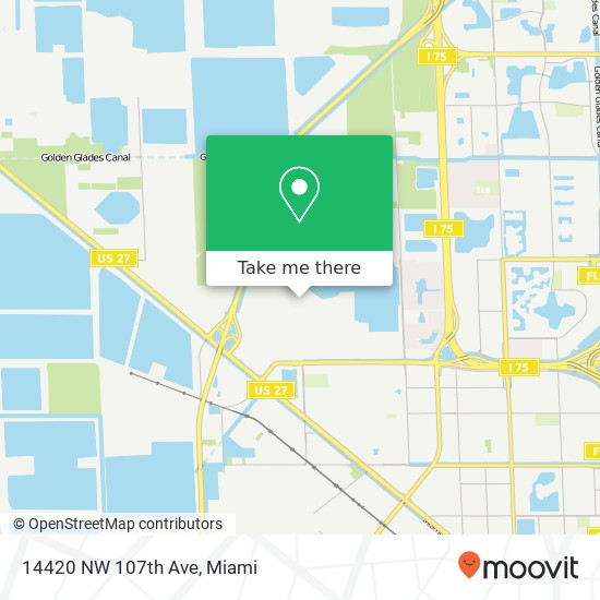 14420 NW 107th Ave map