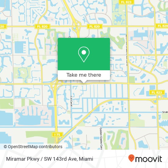 Mapa de Miramar Pkwy / SW 143rd Ave