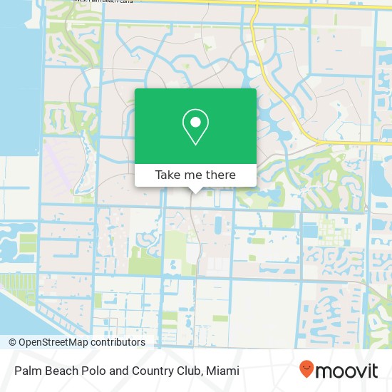 Mapa de Palm Beach Polo and Country Club