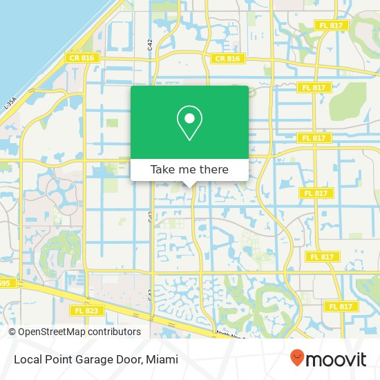 Local Point Garage Door map