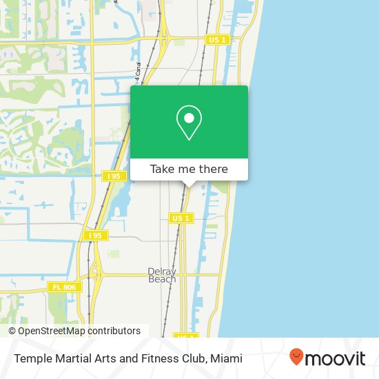 Temple Martial Arts and Fitness Club map