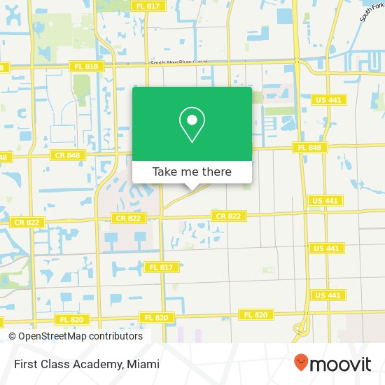 First Class Academy map