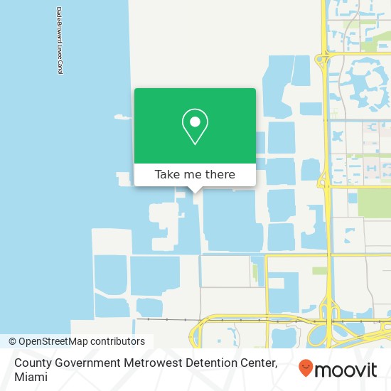 County Government Metrowest Detention Center map