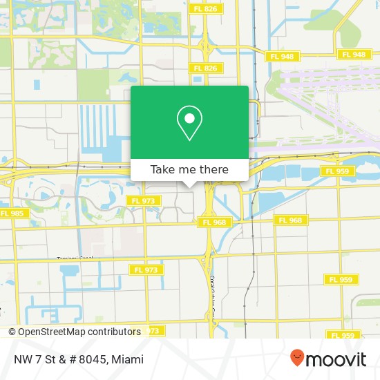 NW 7 St & # 8045 map