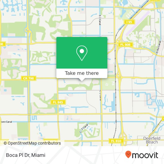 Boca Pl Dr map