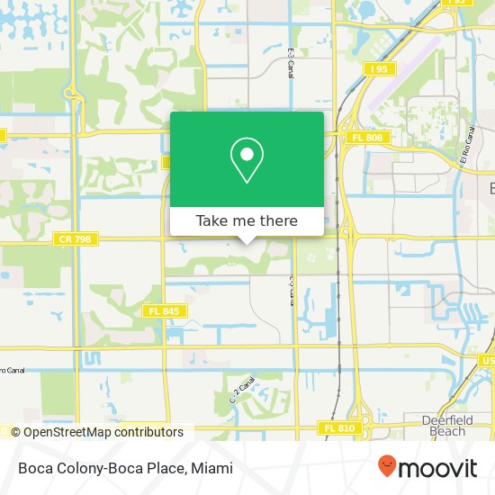 Boca Colony-Boca Place map